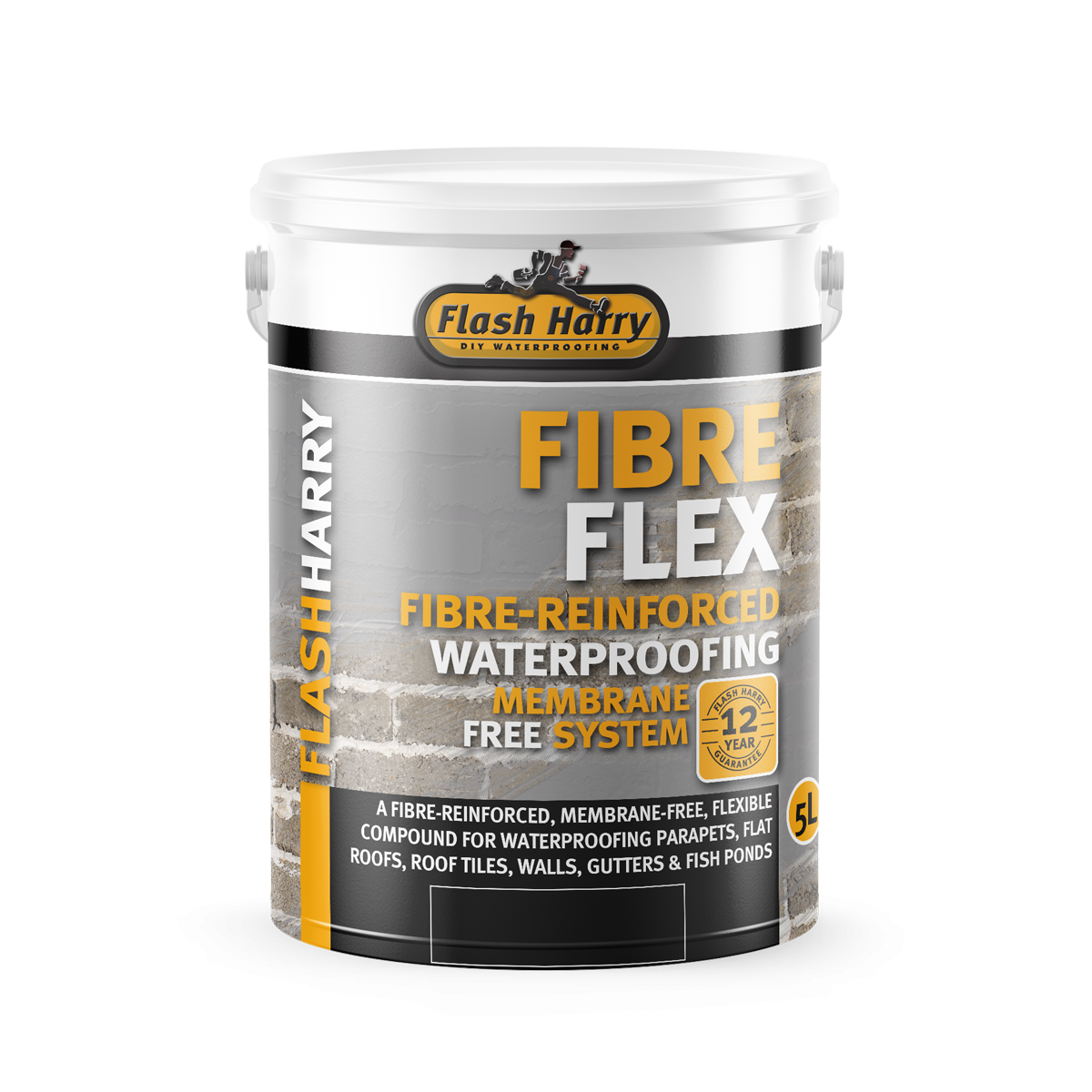 Flash Harry Fibre Flex 1Ltr/5Ltr (Various Colours)