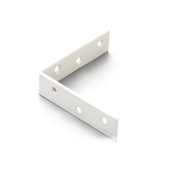 Corner Brackets White 25mm/50mm/75mm/100mm x 25mm wide
