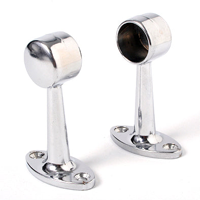 Towel Rail Bracket Chrome 19mm/25mm (Pair)