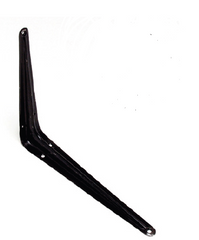 Shelf Bracket Light Duty 125mmx150mm Black/White