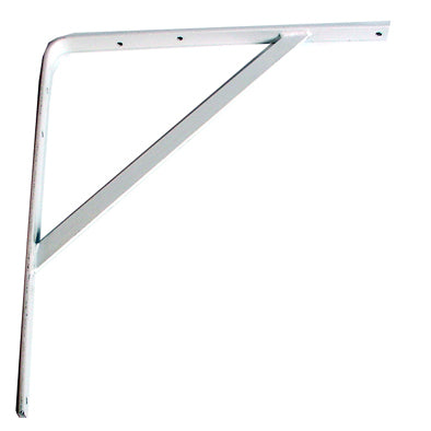 Shelf Bracket Heavy Duty Stayed 400mmx450mm Black/White