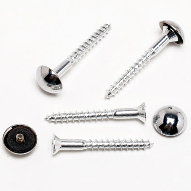 Mirror Screws And Grommets 40mm (Each)