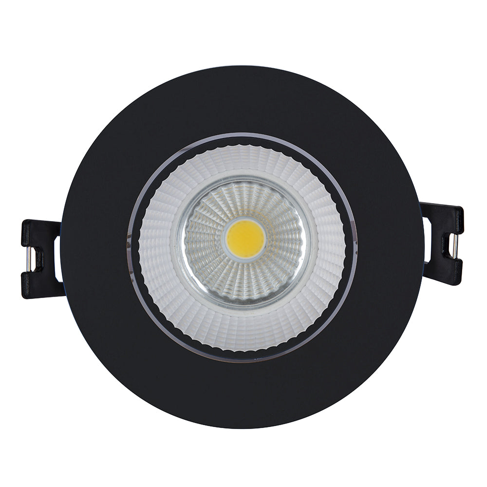 Eurolux Downlight White 90mm Excluding Lamp Holder White/White & Gunmetal/Black