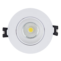 Eurolux Downlight White 90mm Excluding Lamp Holder White/White & Gunmetal/Black