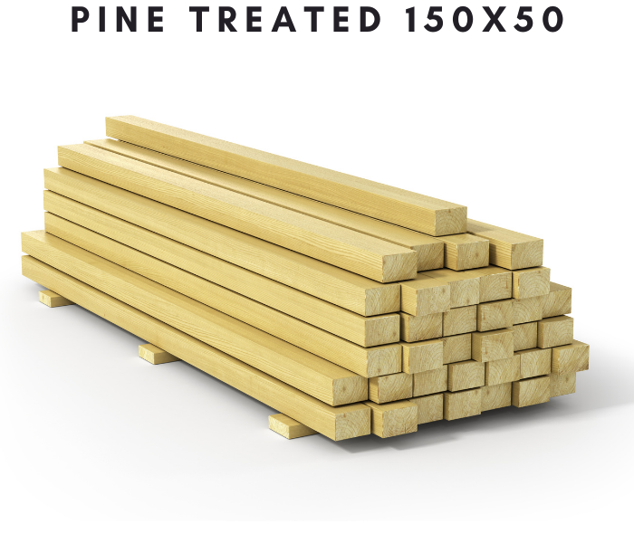 Pine Structural Treated 150 X 50 3.0m-6.6m