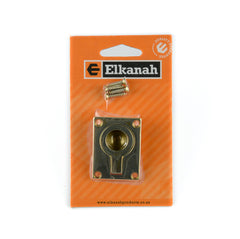 Flush Ring Pull 38mmx50mm Satin Chrome/Brass