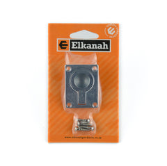 Flush Ring Pull 38mmx50mm Satin Chrome/Brass