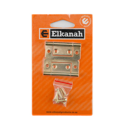 Sinkless Flush Hinge Brass Plated 50mm/75mm/100mmm