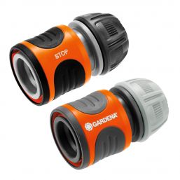 Gardena Hose Stop Connector Set 13mm (1/2 Inch)