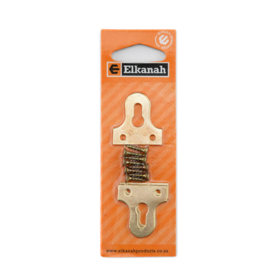 Mirror Plate 32mm Brass Plated 4 Pack