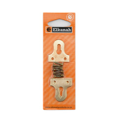 Mirror Plate 32mm Brass Plated 4 Pack